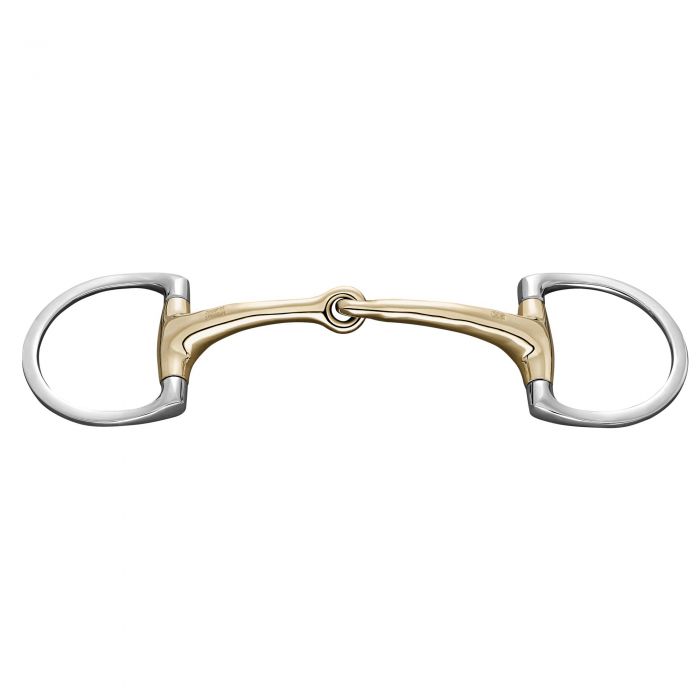 Sprenger  Dynamic RS Eggbutt bit w/D-shaped rings 2-delt, 16 mm.