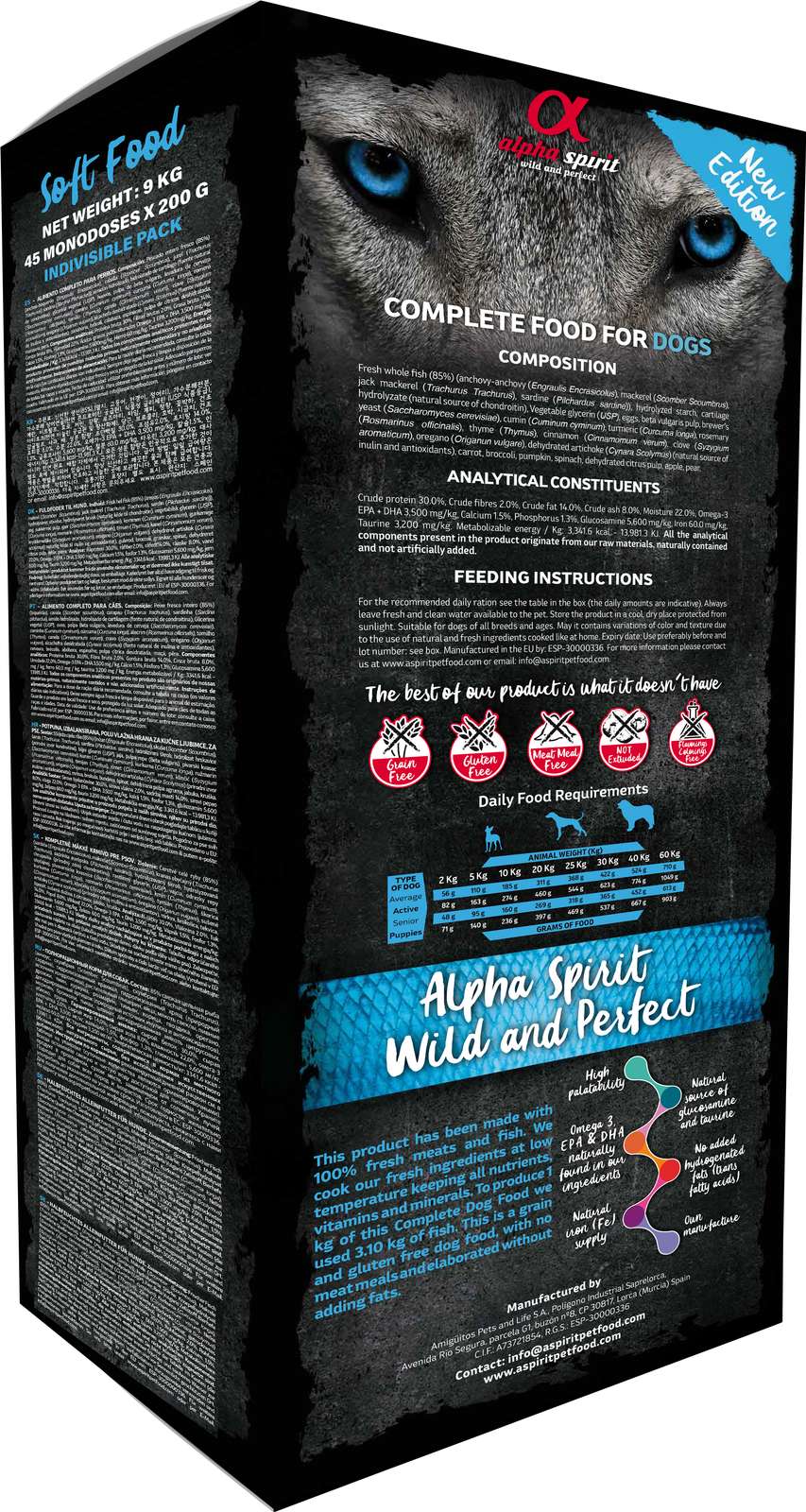 AlphaSpirit Semi-Moist Fisk