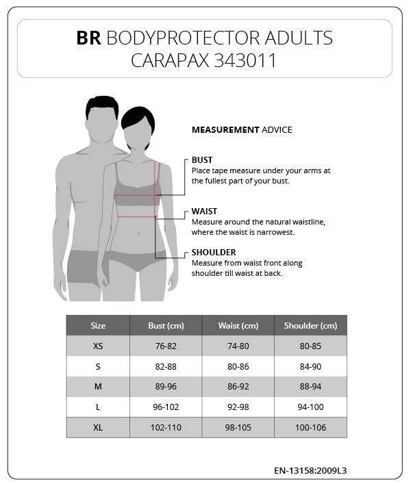 BR Carapax Voksen Sikkerhedsvest