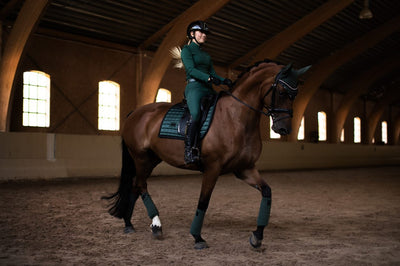 Equestrian Stockholm Sycamore Green Dressage Saddle Pad