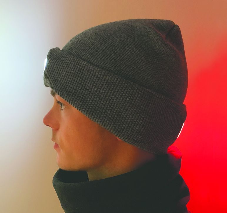 Ryom Strikhue med LED for- og baglys