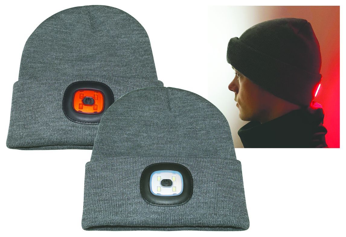 Ryom Strikhue med LED for- og baglys