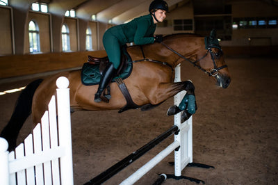 Equestrian Stockholm Sycamore Green Jump Saddle Pad