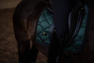 Equestrian Stockholm Sycamore Green Dressage Saddle Pad