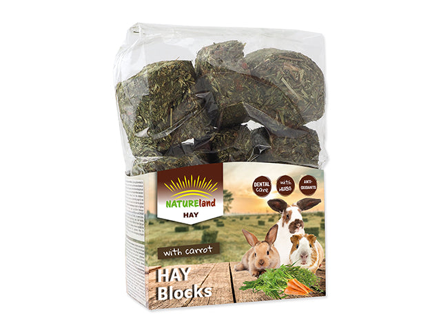 Nature Land Hay Blocks m/gulerod