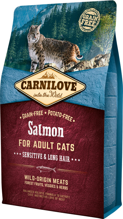 Salmon For Adult Cats - Sensitive And Long Hair