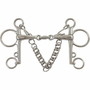 HorseGuard Royal Steel 3-delt Pelham
