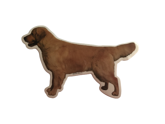 World Stickers Sweeden Klistermærke - Golden Retriever