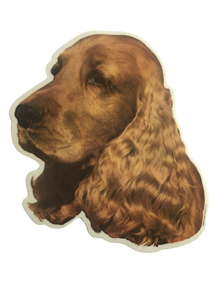 World Stickers Sweeden Klistermærke - Rød Cocker Spaniel