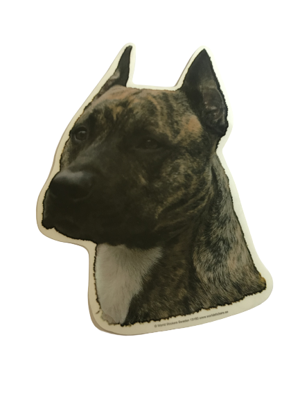 World Stickers Sweeden Klistermærke - American Staffordshire Terrier