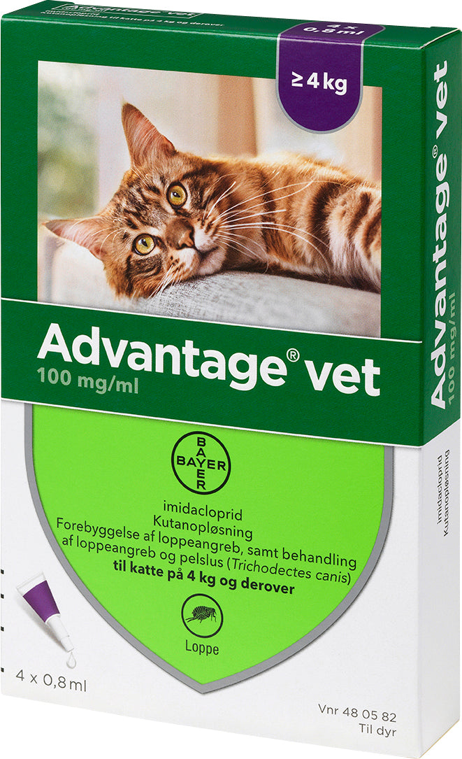 Bayer Advantage Vet - Loppemiddel til katte