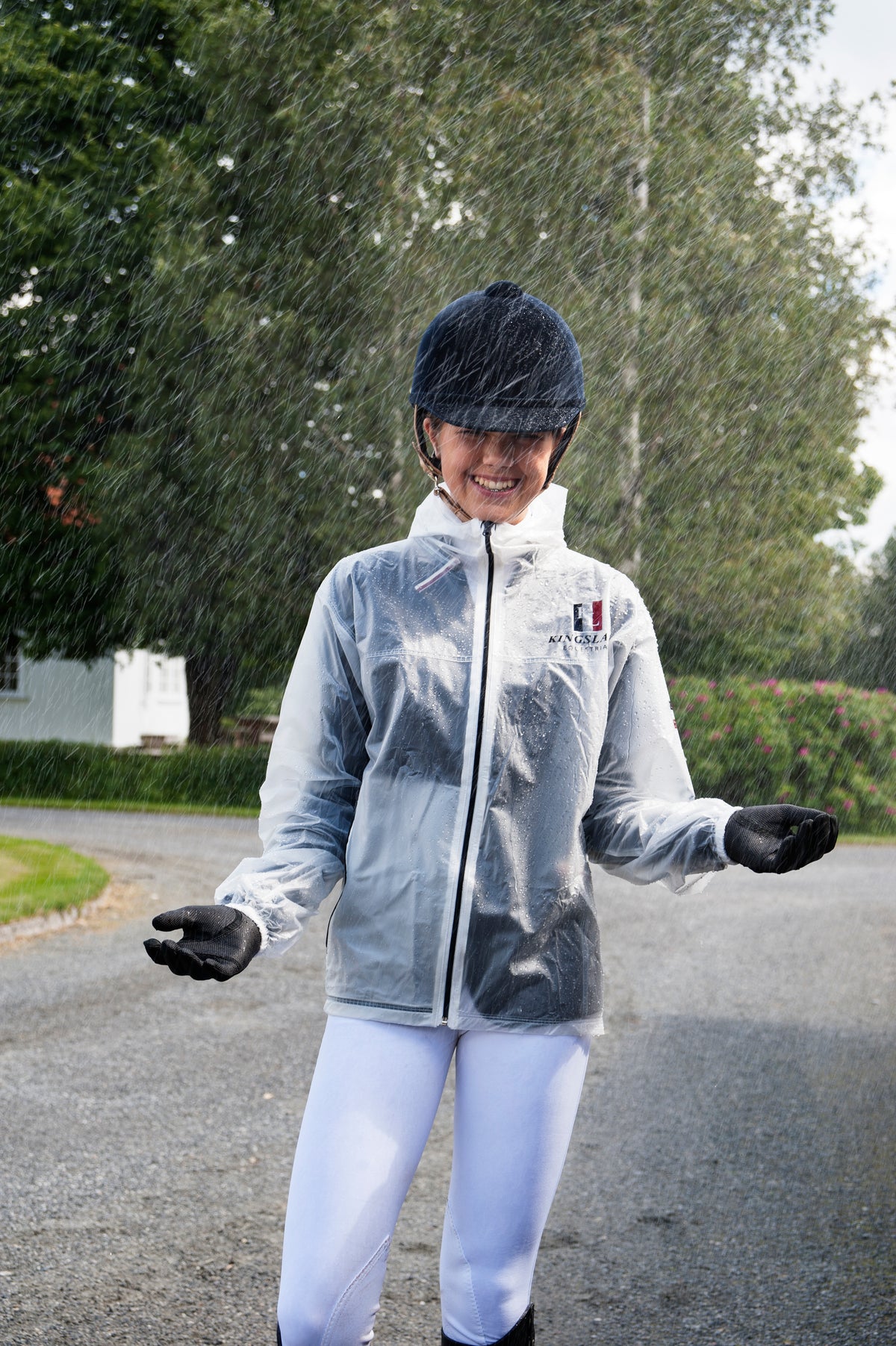 Kingsland Classic Unisex Transparent Rain Jacket