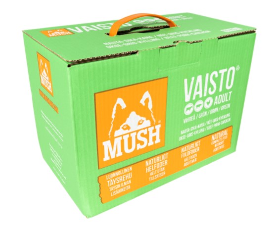 MUSH Vaisto® BARF Fuldfoder Grøn 10 kg.