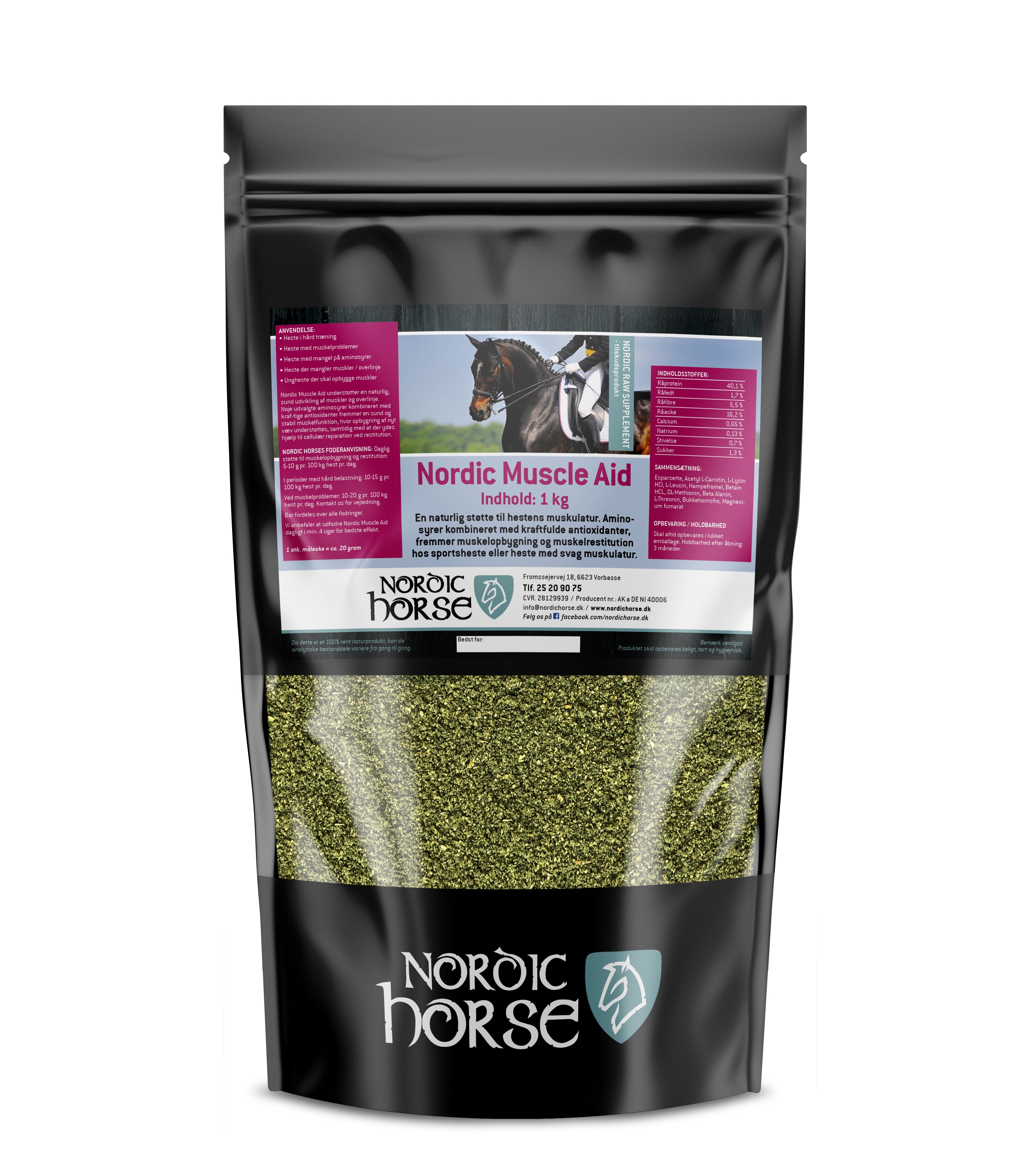 Nordic Horse Muscle Aid 1 kg. - Bestillingsvare