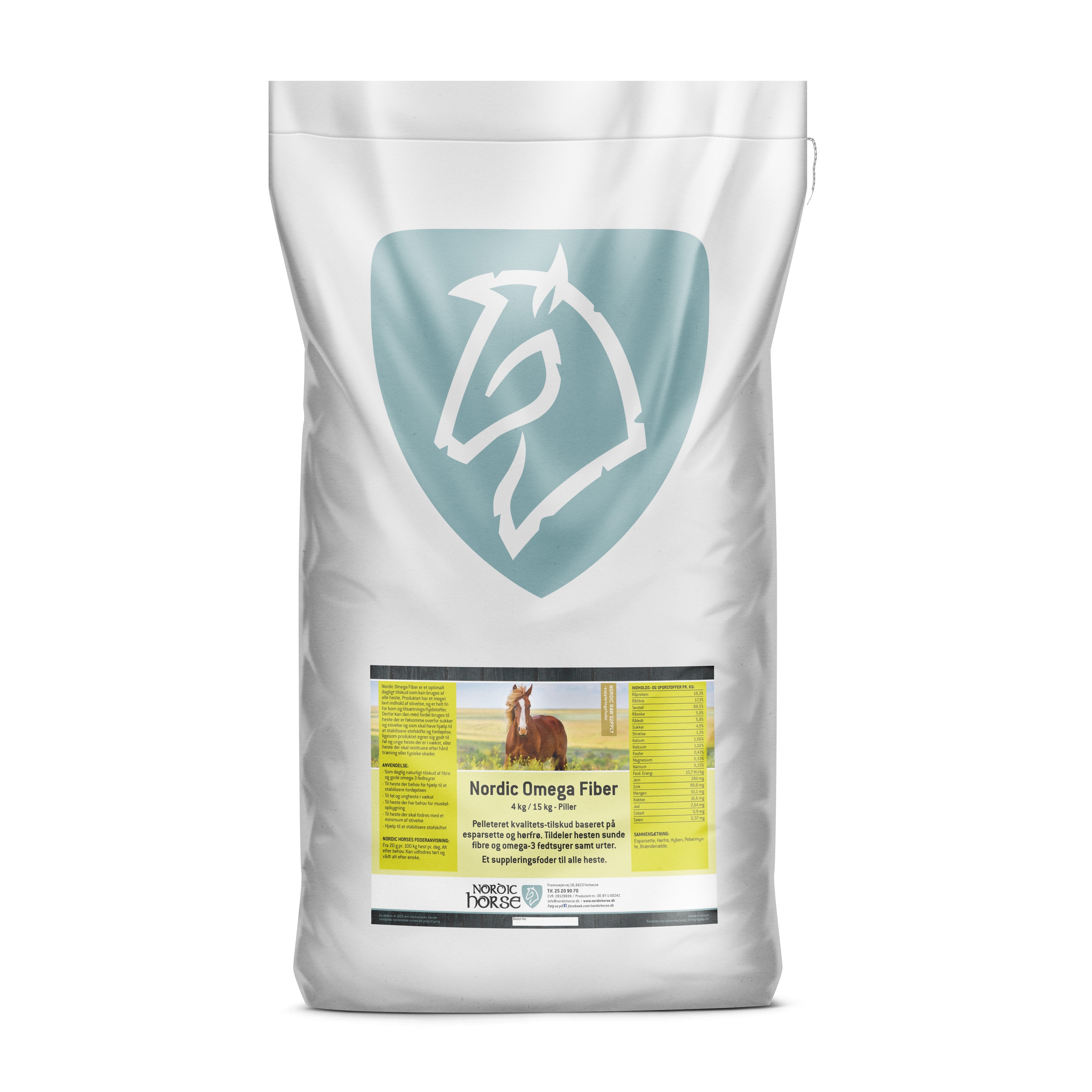 Nordic Horse Omega Fiber 15 kg.