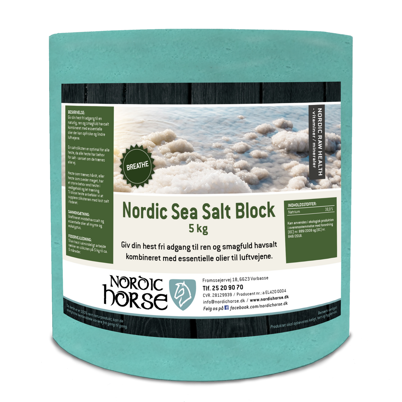 Nordic Horse Sea Salt Block Breathe