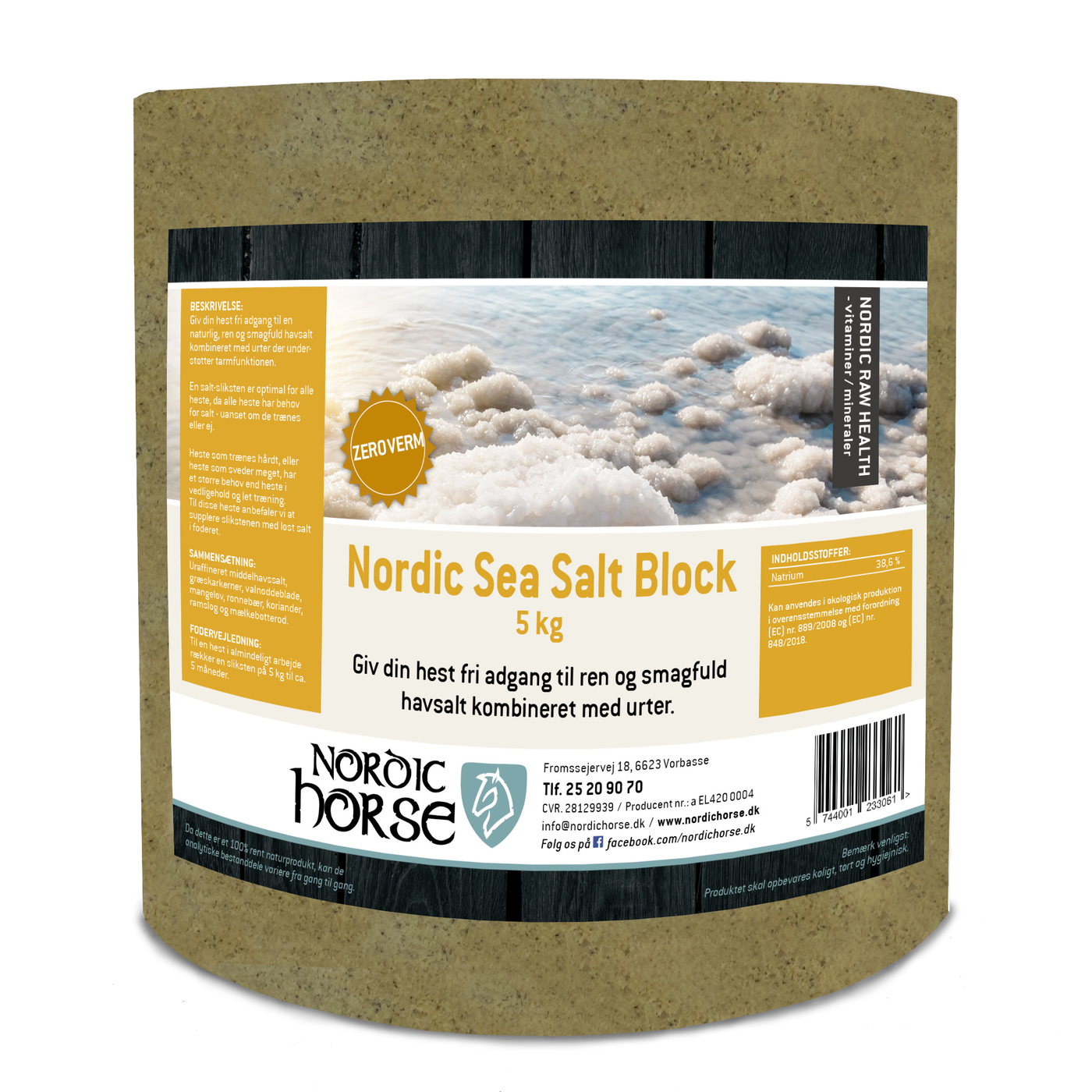 Nordic Sea Salt Block Zero Verm
