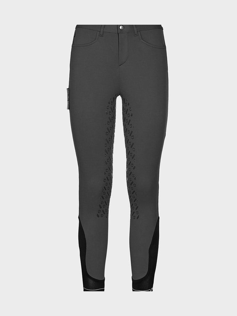 Cavalleria Toscana Perforated Logo Tape Full Grip Kids Breeches - OUTLET