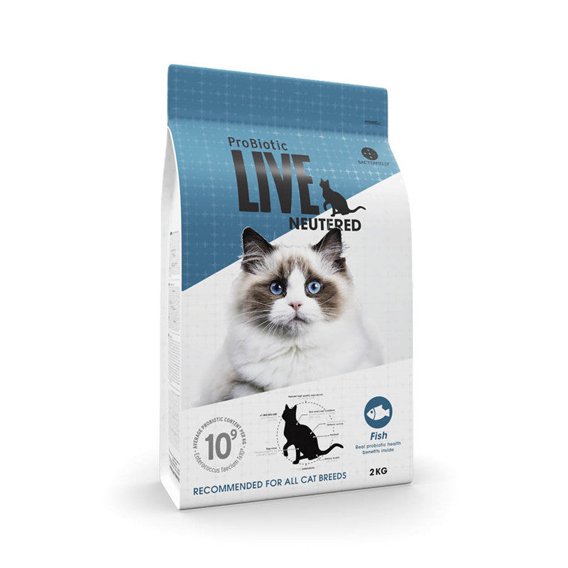 Probiotic Live Cat - Adult Neutered Fisk