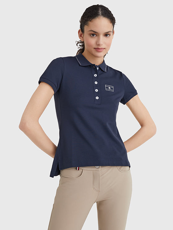 Crystal Embellished Poloshirt - OUTLET