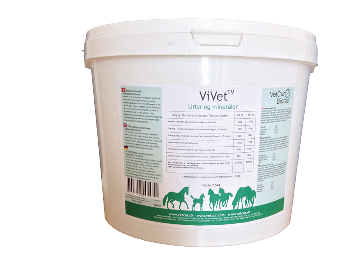 Vetcur Biotec ViVet Urtemineral Pulver
