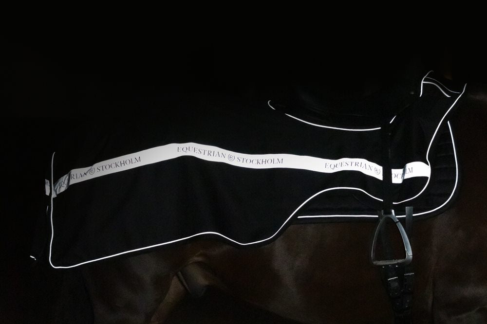 Equestrian Stockholm Luminous Black Exercise Rug