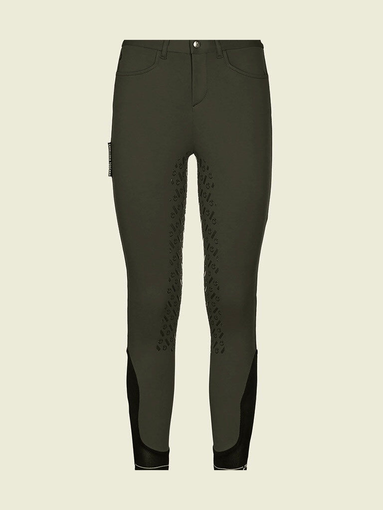 Cavalleria Toscana Perforated Logo Tape Full Grip Kids Breeches - OUTLET
