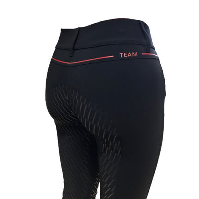 CT Team Red Stripe Full Grip Breeches