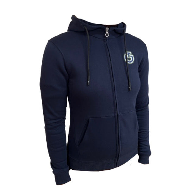 Cavalleria Toscana Bubble Cotton Pique Zip Hoodie - OUTLET