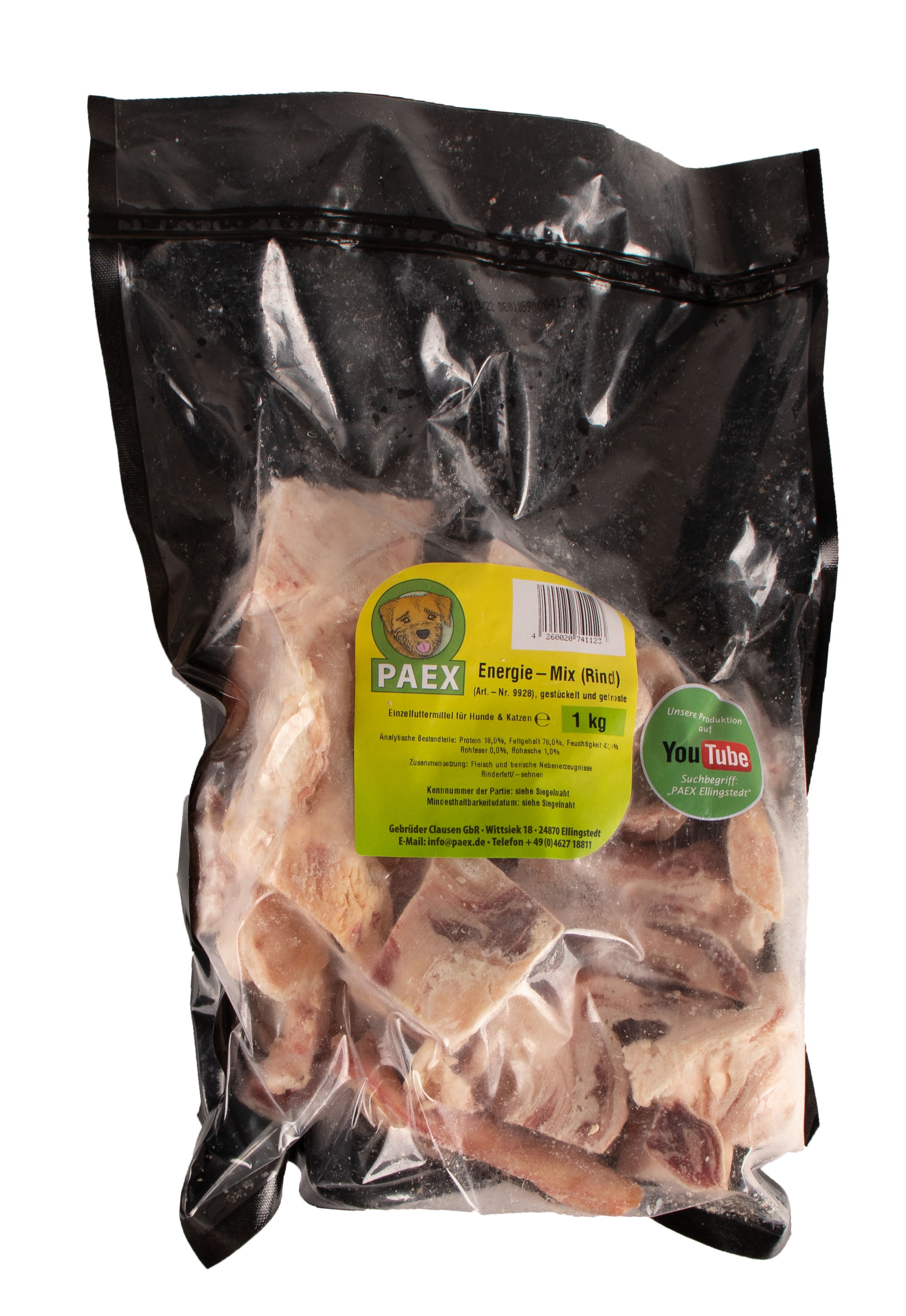 RigtigHundemad PAEX Energi-Mix Okse