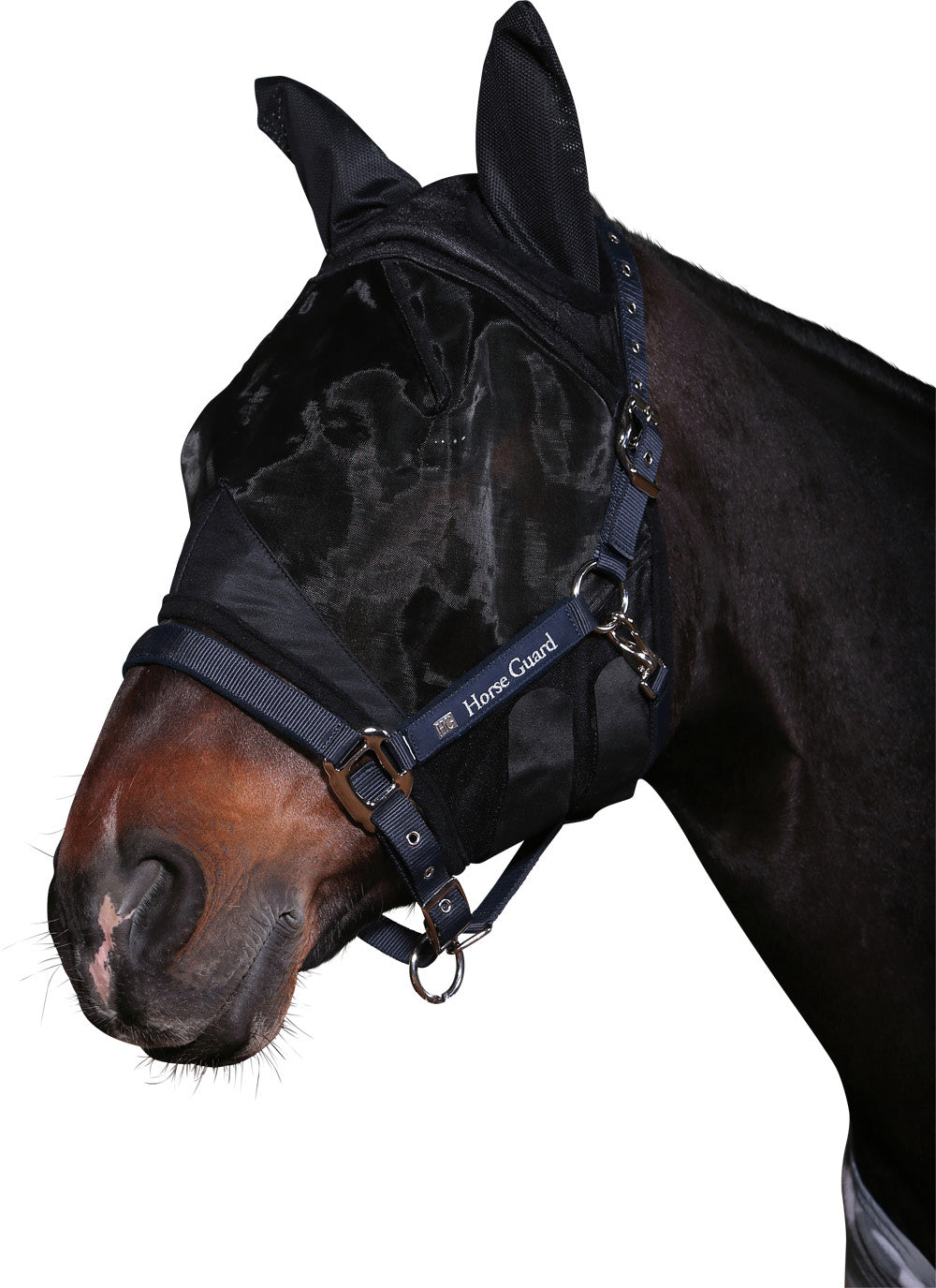 HorseGuard Insektmaske m. fleece, ører og anti-UV