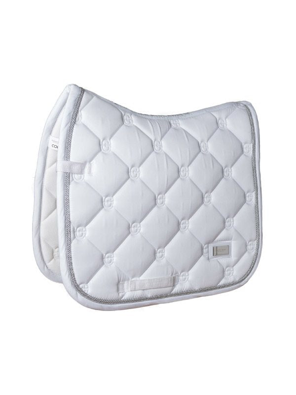 Equestrian Stockholm White Perfection Silver Dressurunderlag